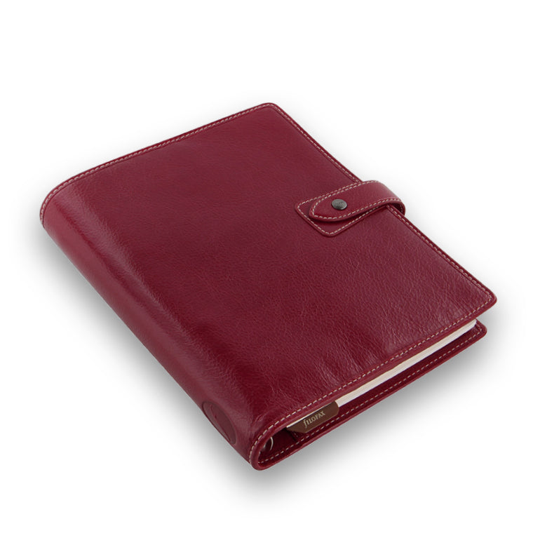 Malden A5 Leather Organizer in Burgundy