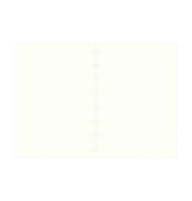 Filofax Notebook Plain Paper Refill 