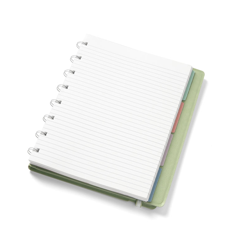 Filofax Classic Pastels A5 Refillable Notebook Sage 179544