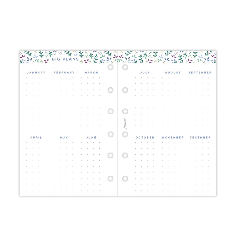 Garden Week On Two Pages Diary - Pocket 2025 Multilanguage - 25-68292