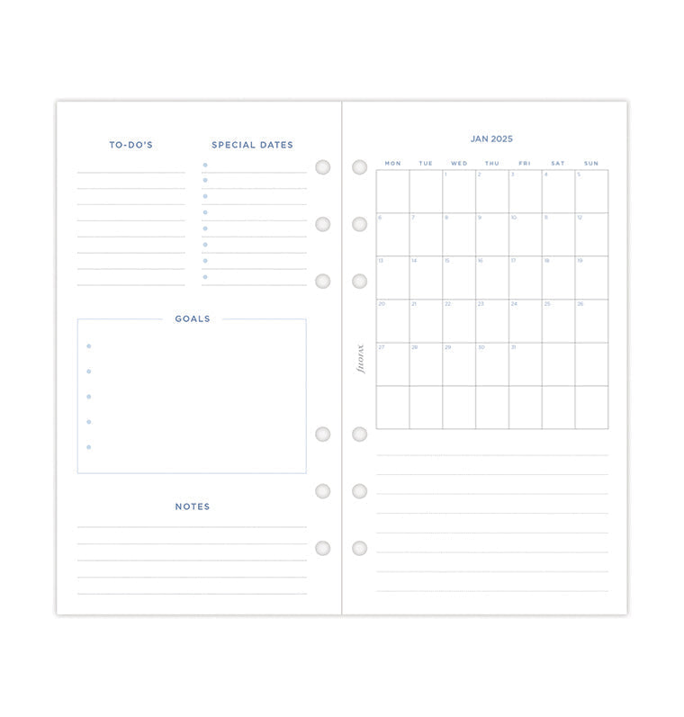 Garden Week On Two Pages Diary - Personal 2025 Multilanguage - 25-68492