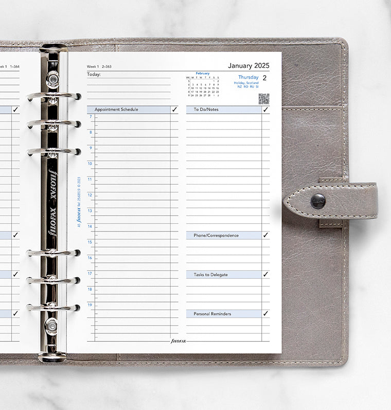 One Day On A Page Business Diary - A5 2025 English - 25-68519