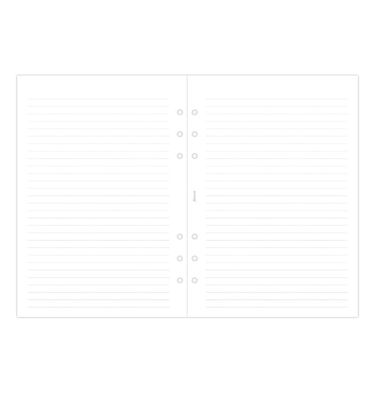 Minimal Week On Two Pages Diary Refill - A5 2026 Multilanguage Filofax 26-68590