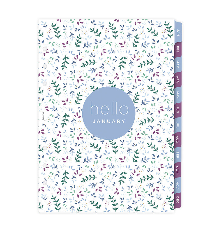 Garden Week On Two Pages Diary Refill - A5 2026 Multilanguage Filofax 26-68592
