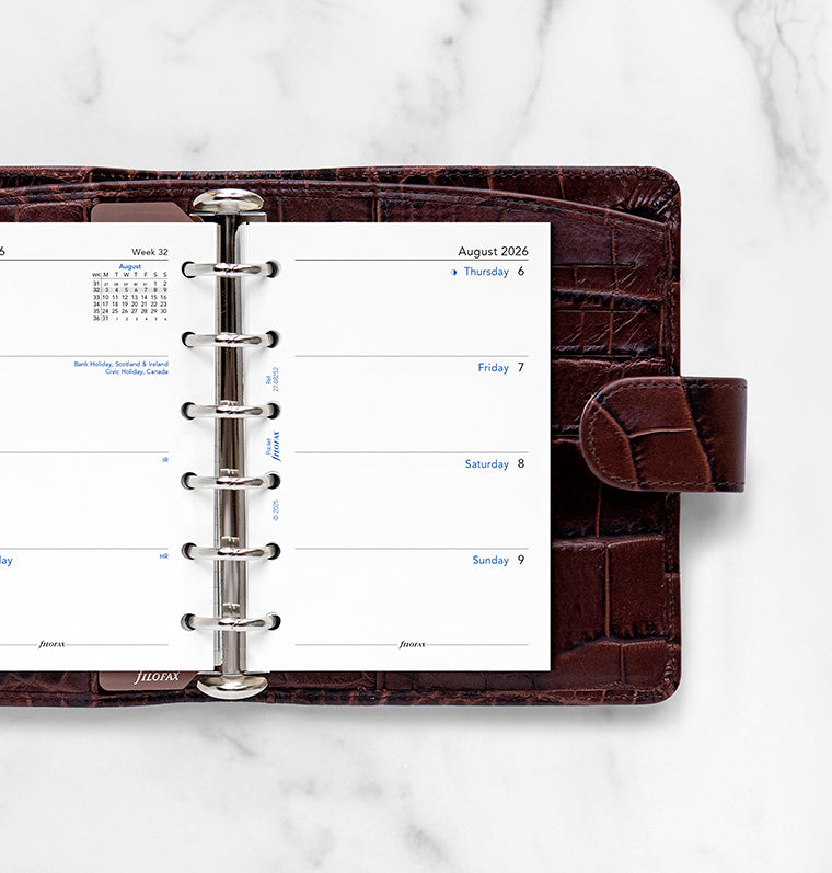 The Original Pocket Leather Organizer - Filofax – Filofax CA