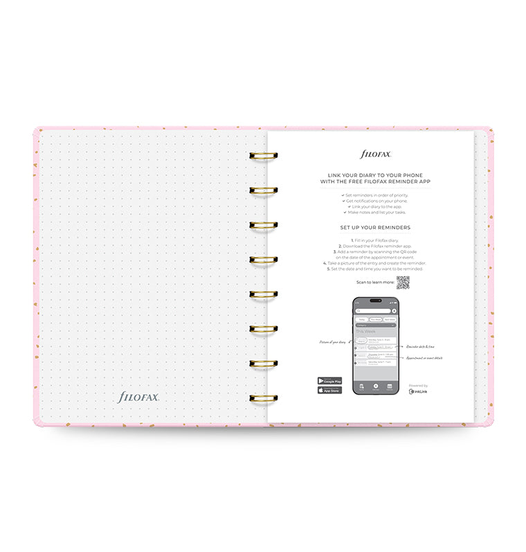 Confetti A5 Planner Rose Quartz 2025