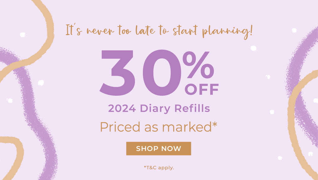 30% Off 2024 Diary Refills*