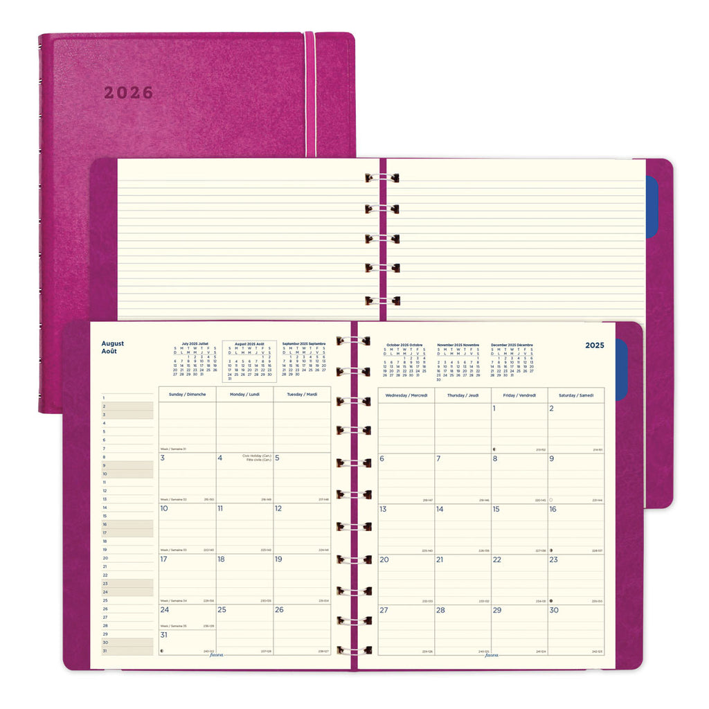 Filofax Monthly Planner - Letter Fuchsia 2026 26-1811003