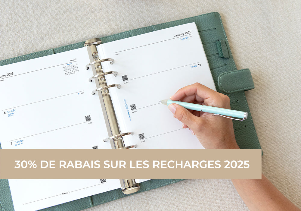 30% de rabais sur les recharges 2025