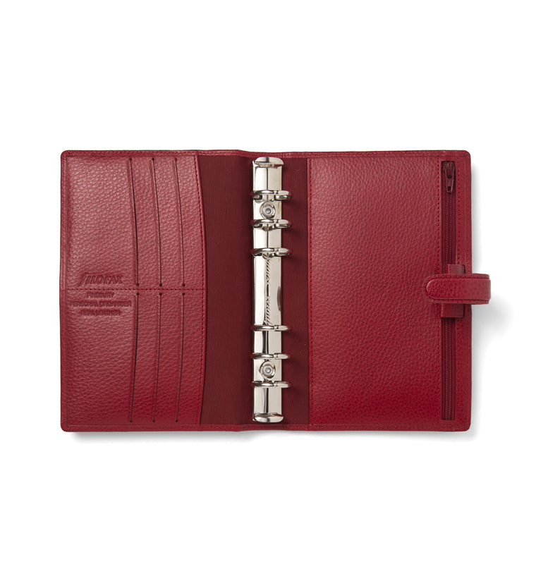 Finsbury Personal Leather Organizer in Scarlet Red UD-022395