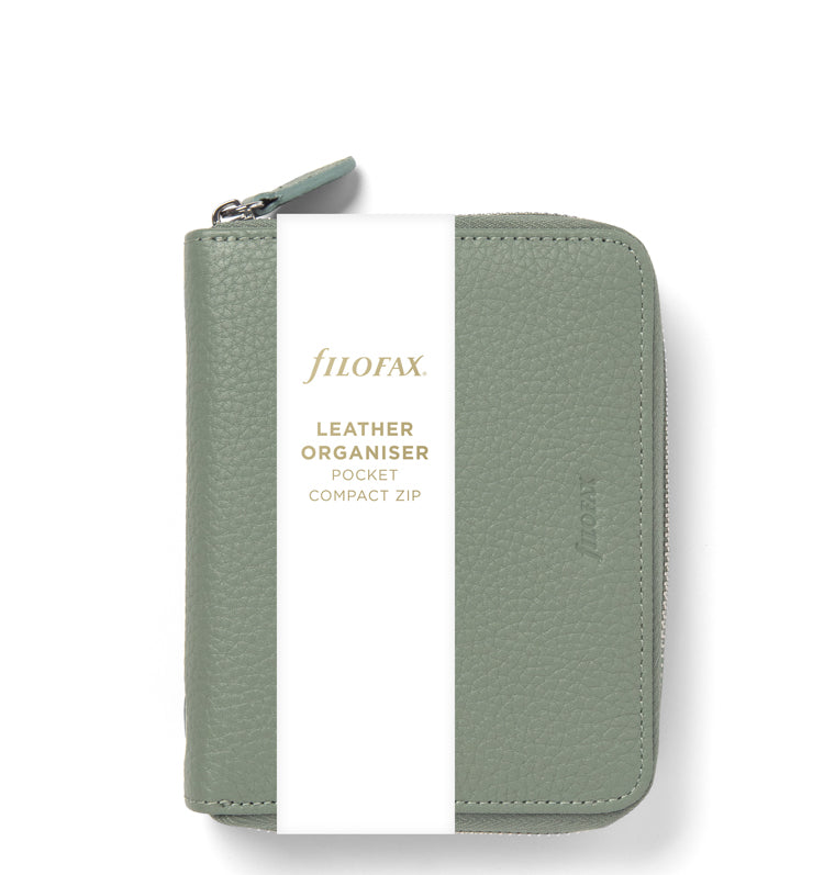 Norfolk Pocket Compact Zip Organizer Sage