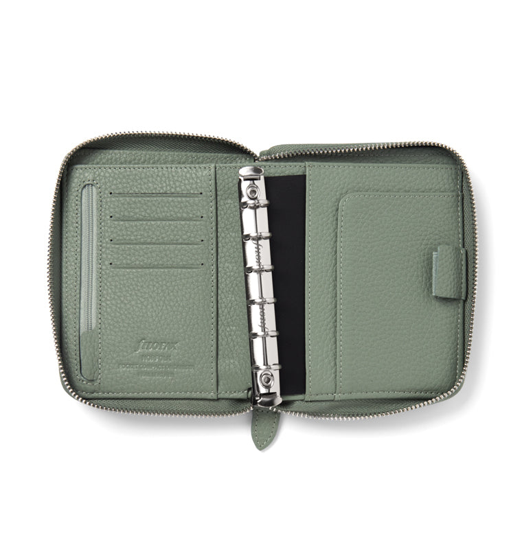 Norfolk Pocket Compact Zip Organizer Sage
