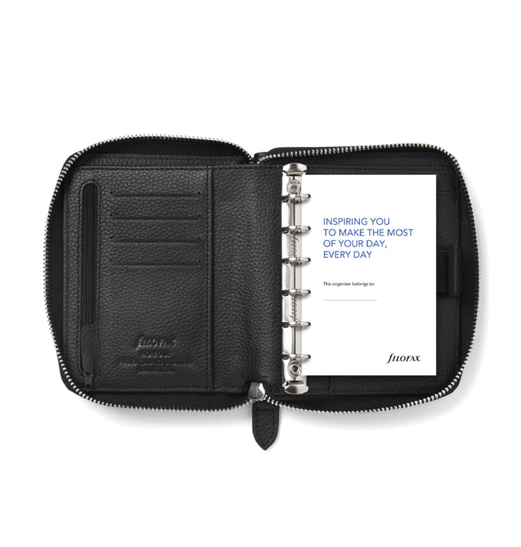 Norfolk Pocket Compact Zip Organizer Black