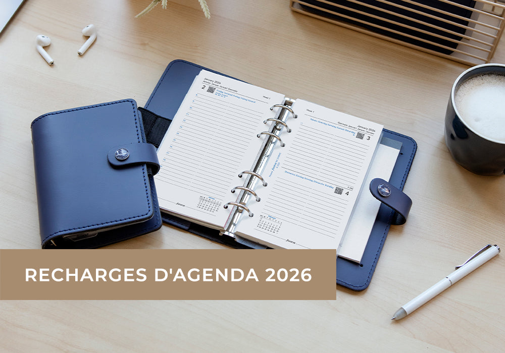 Recharges d'agendas 2026