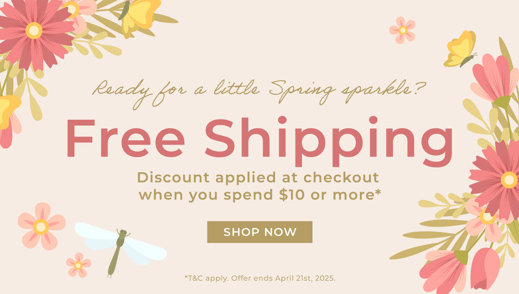 Free Shipping when you spend $10 or more! Discount applied at checkout.