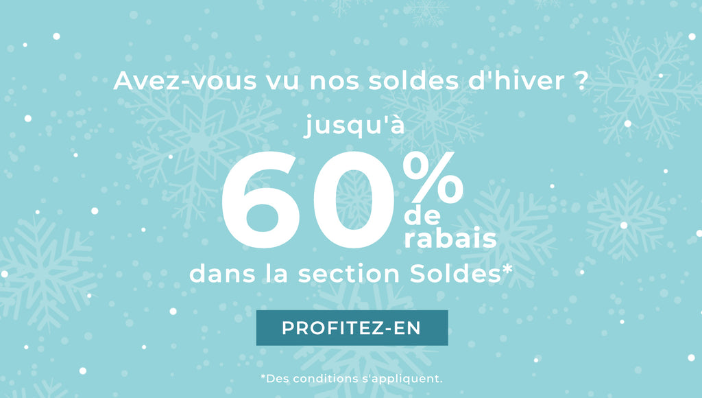 Soldes d'hiver - jusqu'à 60 de rabais %