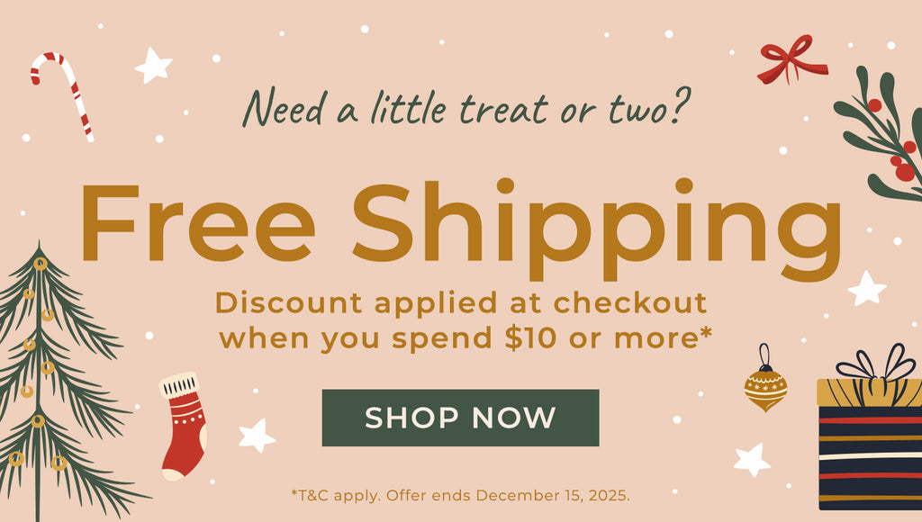 Free Shipping when you spend $10 or more.