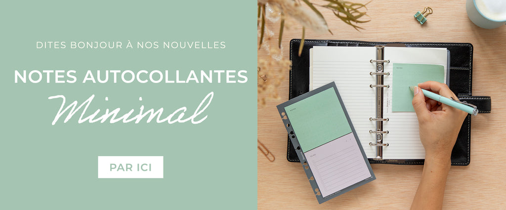 Découvrez les notes autocollantes Minimal