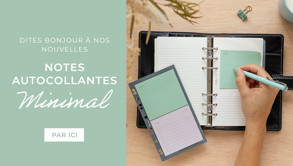 Découvrez les notes autocollantes Minimal