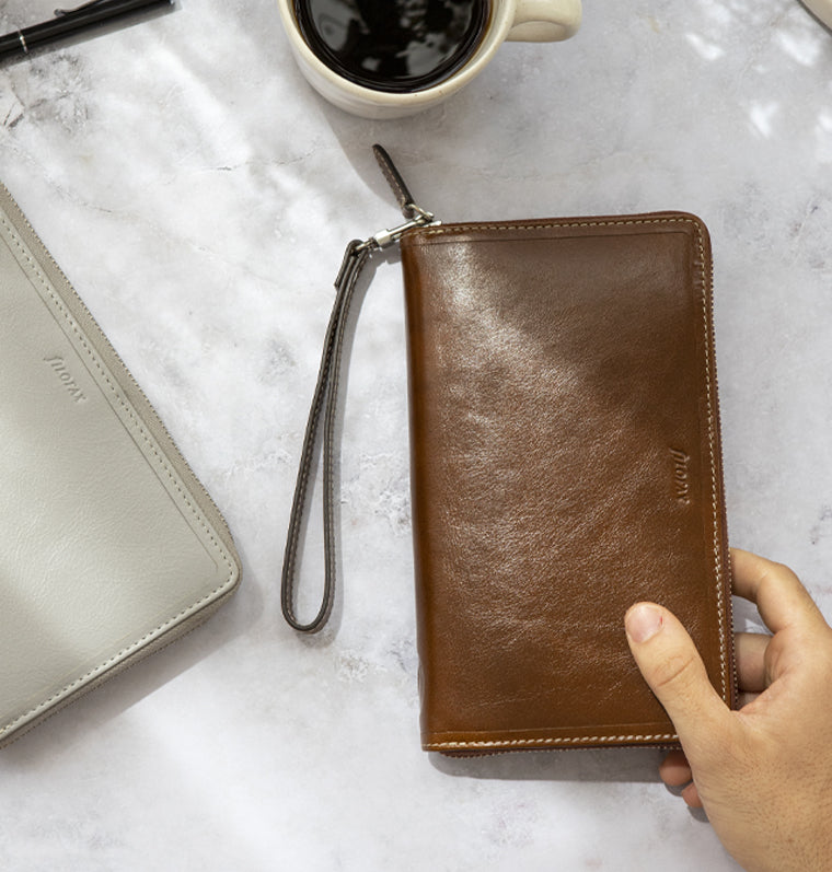 Malden Leather Organizer - Personal Compact Zip | Filofax – Filofax CA