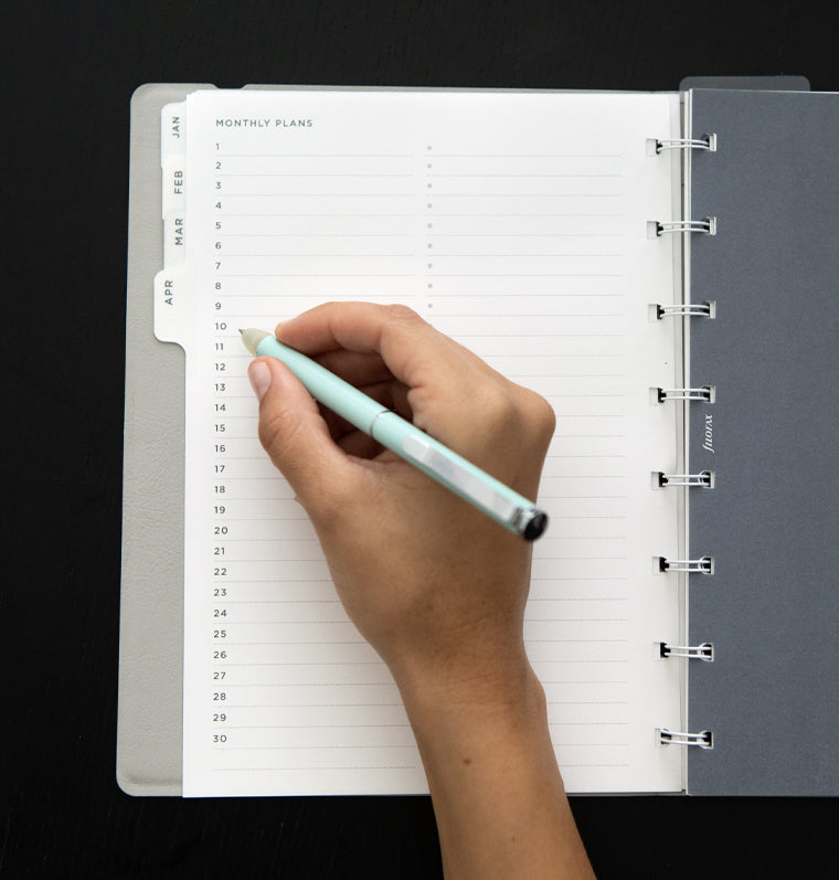 Minimal Monthly A5 Notebook Dividers  132973