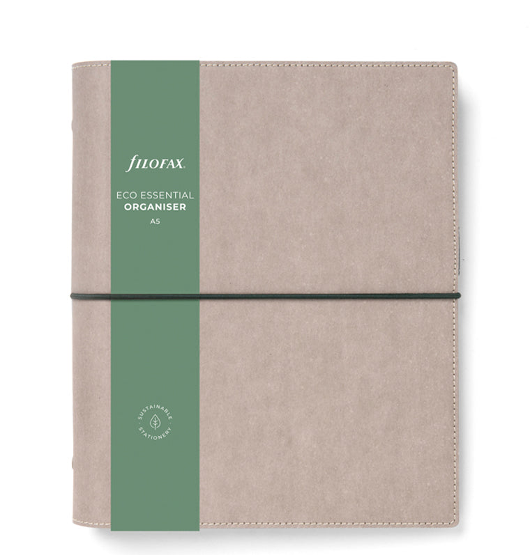 Filofax Eco Essential A5 Organizer Ash Gray - Packaging