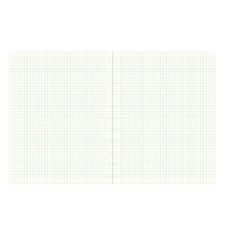 Filofax Notebook Squared Paper Refill - Letter