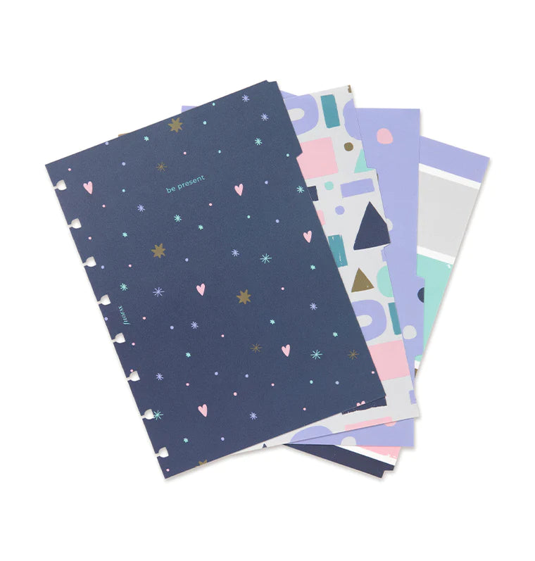 A5 Dividers for Filofax Refillable Notebook - Good Vibes Collection