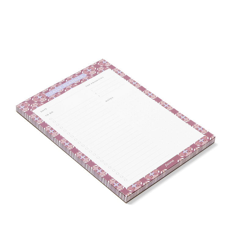 Filofax Mediterranean Daily Planner Notepad with Magnet