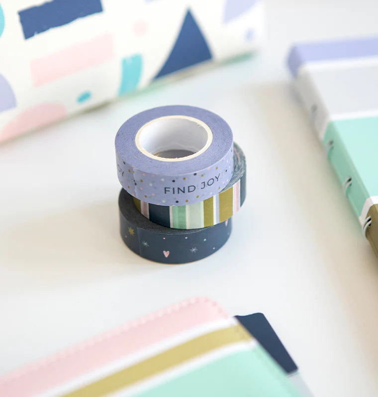Filofax  Patterned Washi Tape - Good Vibes Stationery Collection