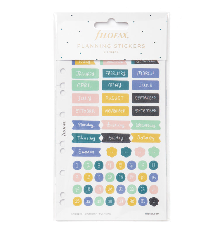 Filofax Everyday Planning Stickers in Packaging
