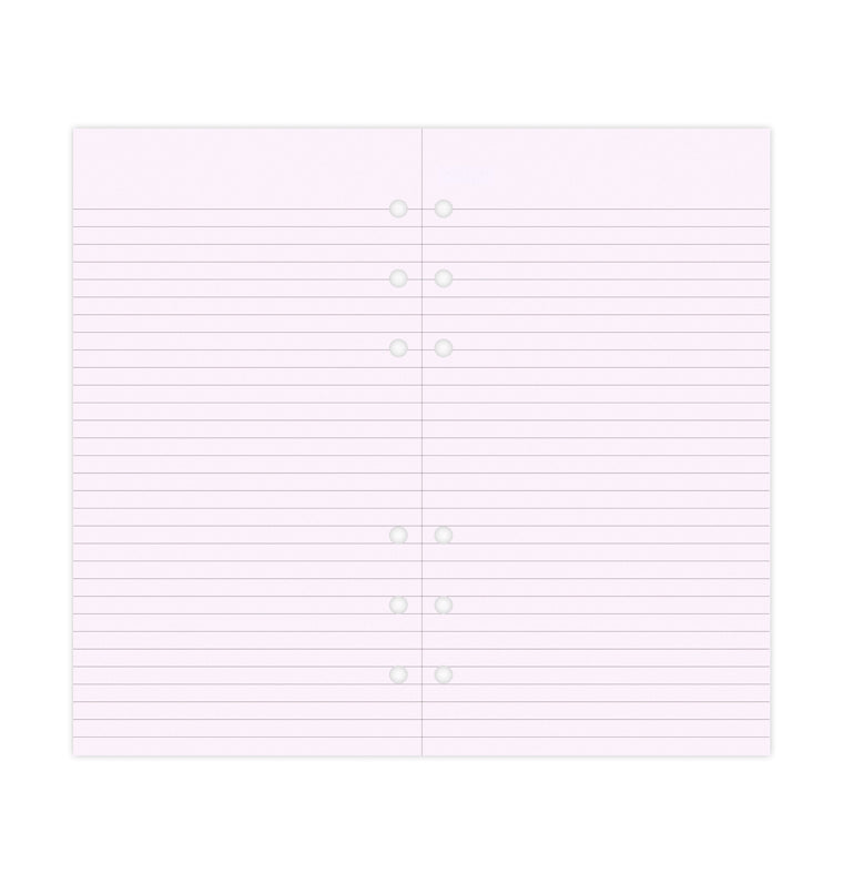 Lavender Ruled Notepaper Refill - Personal