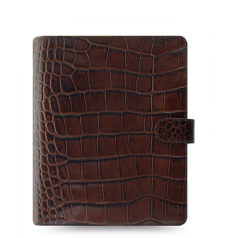 Classic Croc A5 Leather Organizer - Filofax – Filofax CA