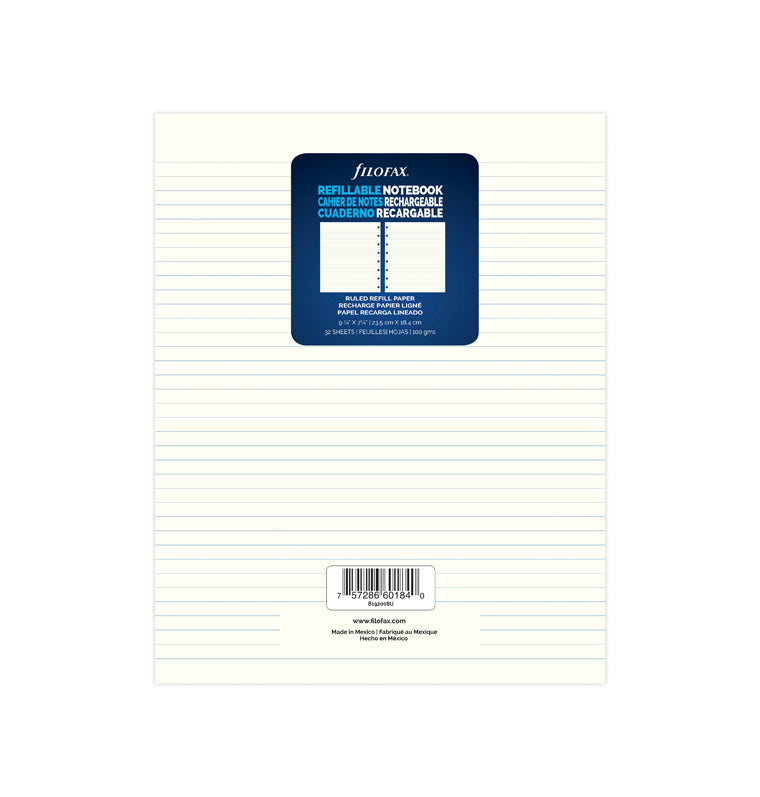 Filofax Notebook Ruled Paper Refill - Executive