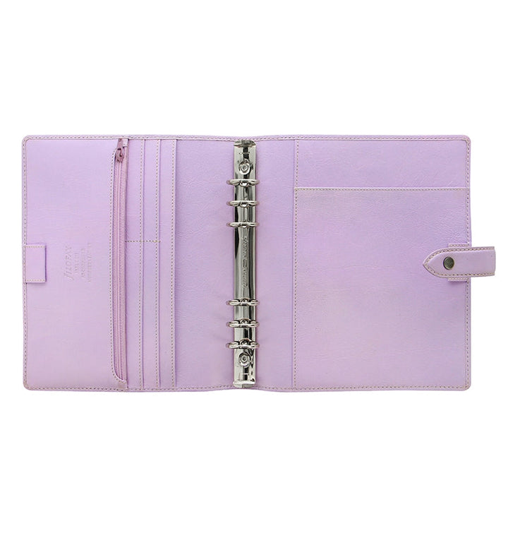 Malden A5 Leather Organizer Orchid