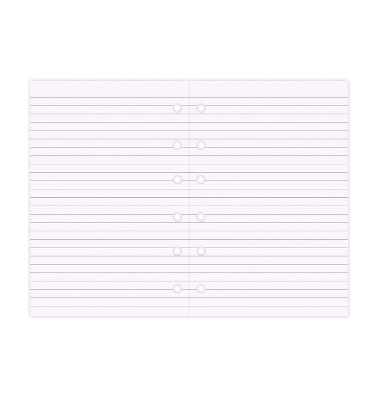 Lavender Ruled Notepaper Refill - Pocket
