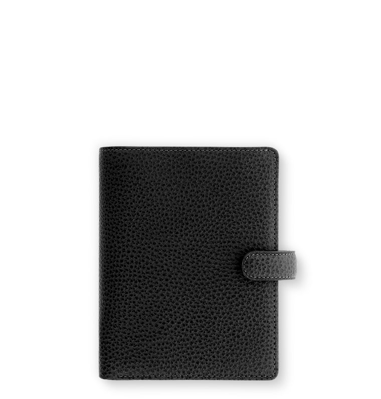 Finsbury Pocket Organizer Black Leather
