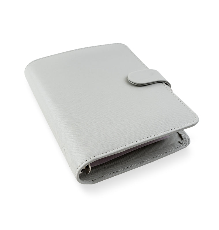 Saffiano Pocket Organizer Granite Gray Iso View