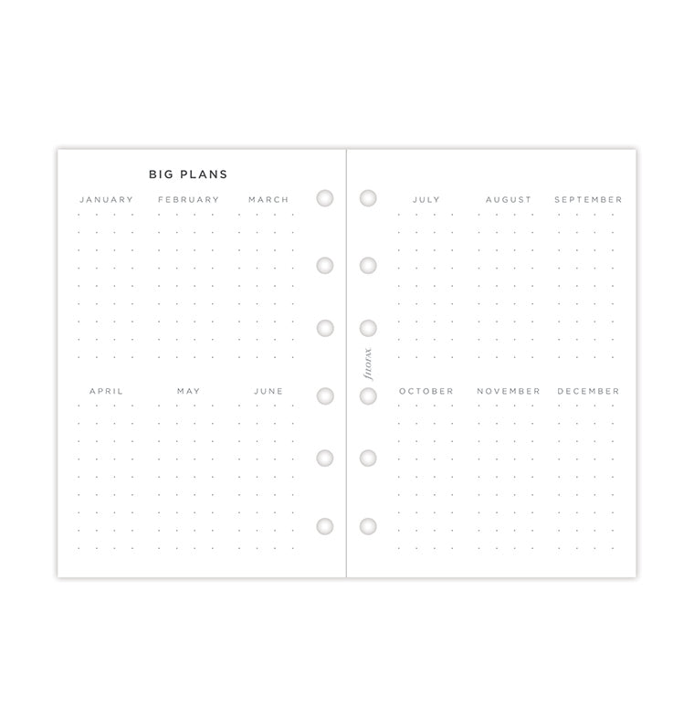 Minimal Week On Two Pages Diary - Pocket 2024 Multilanguage - Filofax