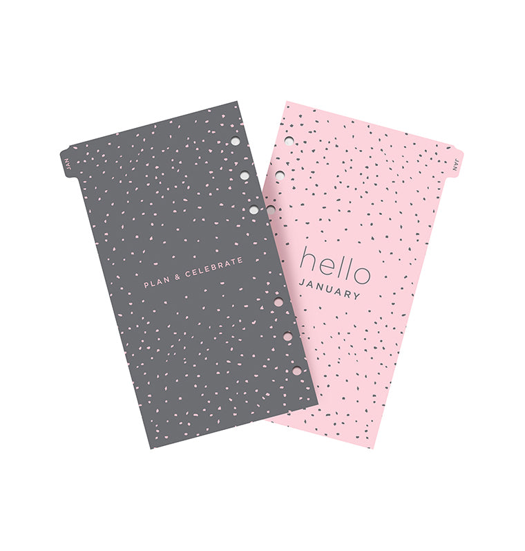 Confetti Week On Two Pages Diary - Personal 2024 Multilanguage - Filofax
