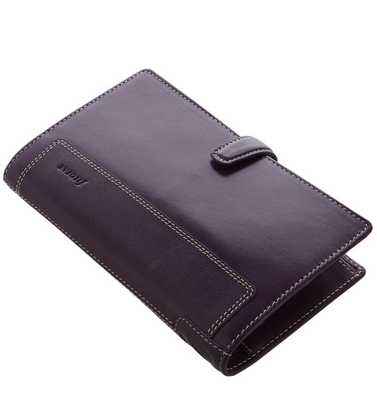 Holborn Personal Compact Organizer Purple Iso View