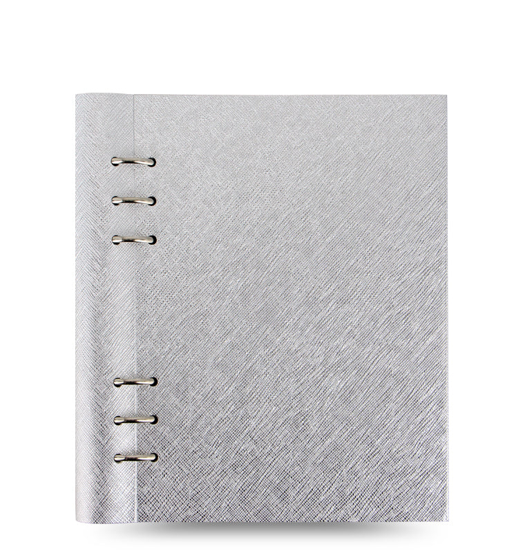 Clipbook Saffiano Metallic A5 Organizer