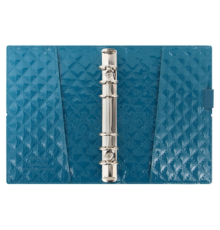 Domino Luxe Personal Organizer Teal Open