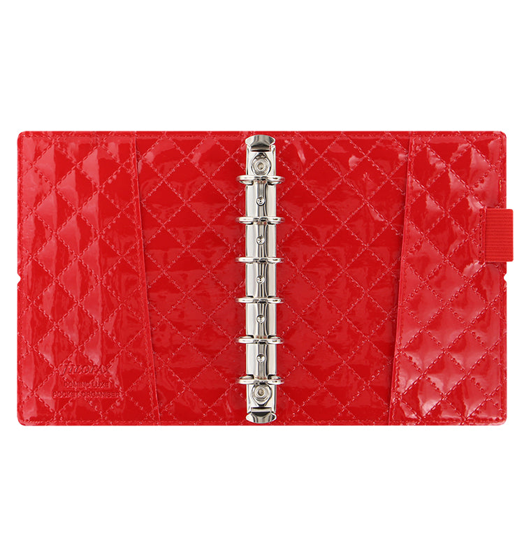Domino Luxe Pocket Organizer Red Inside