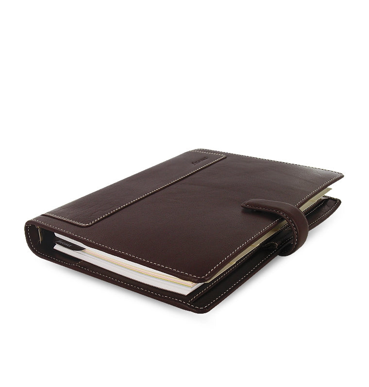 Holborn A5 Organizer Brown Leather Iso View