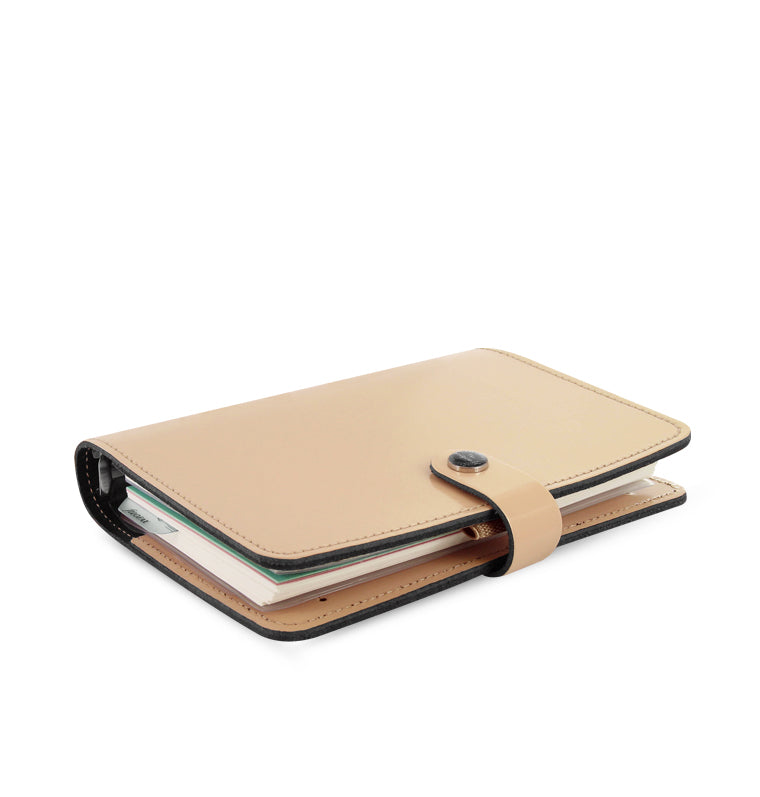 The Original Patent Leather Personal Organizer Beige Nude Iso View